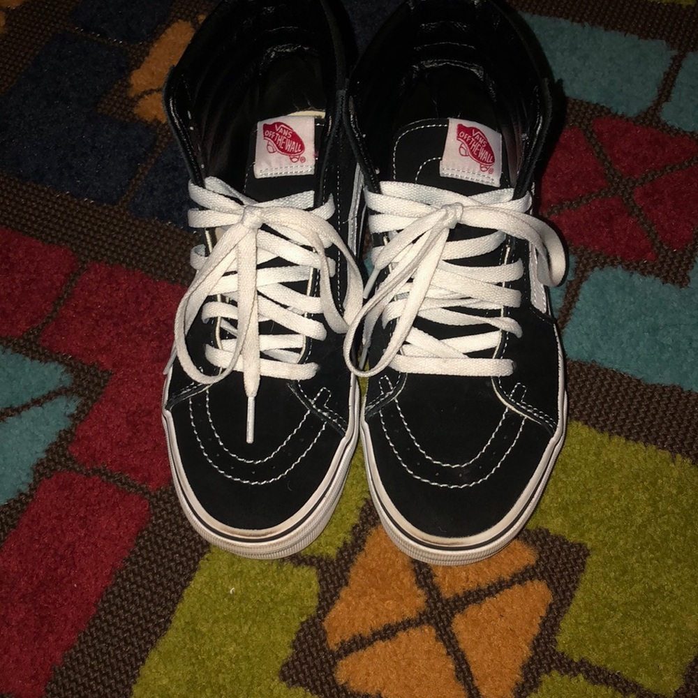 Black high top vans